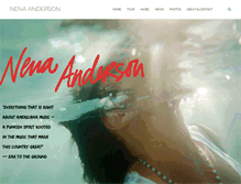 Tablet Screenshot of nenaanderson.com